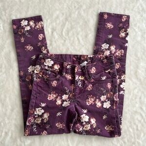 H&M Floral Jeans Size 8-9